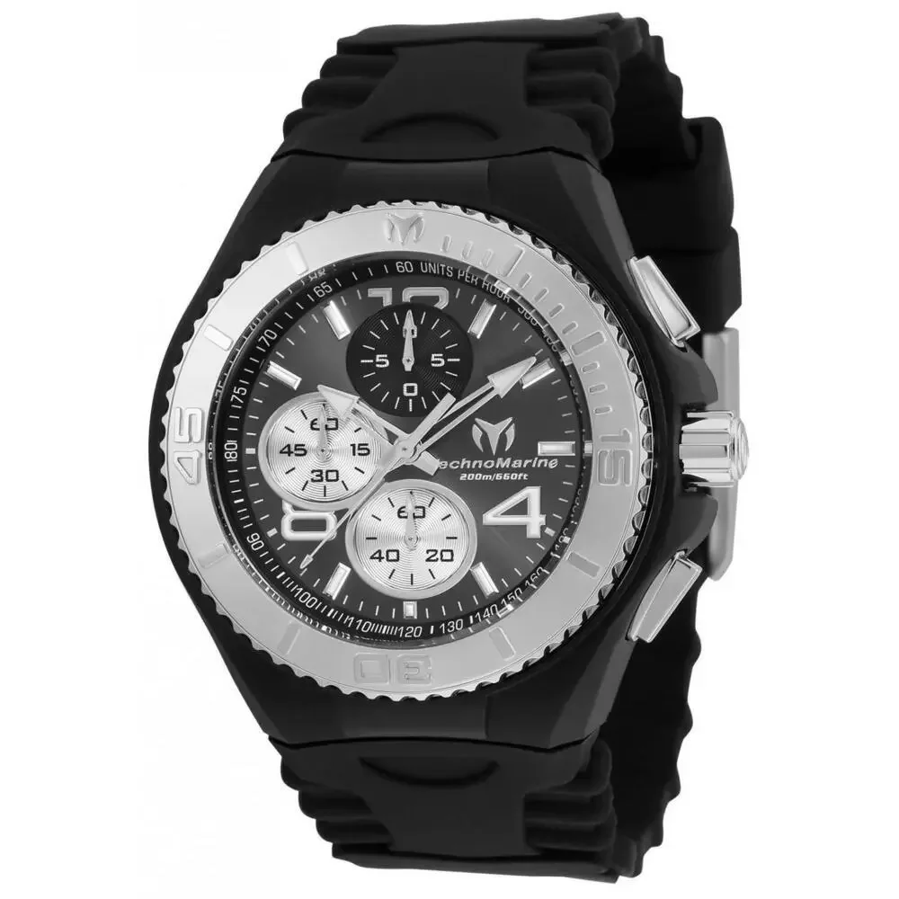 NWT TechnoMarine TM-115148 Cruise | Chronograph | Black | Men's Watch